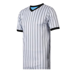 Davis BFX Gray Pinstripe Referee Shirt - Tall