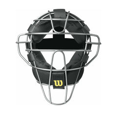 Wilson Dyna-Lite Titanium Umpire Mask - Black/Tan PU/Leather Pads