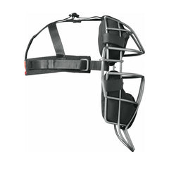 Wilson Dyna-Lite Titanium Umpire Mask - Black Synthetic Leather Pads