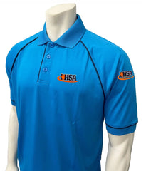 Davis C3 Bright Blue Raglan Sleeve Volleyball Referee Shirt (IHSA)