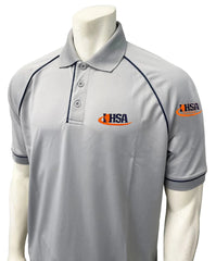 Davis C3 Gray Raglan Sleeve Volleyball Referee Shirt (IHSA)