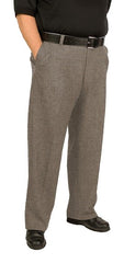 Davis 94X V1 Heather Gray Flat Front Expandable Waistband Plate Umpire Pants