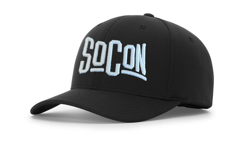 Richardson Black 8-Stitch Base Umpire Hat (SOCON)