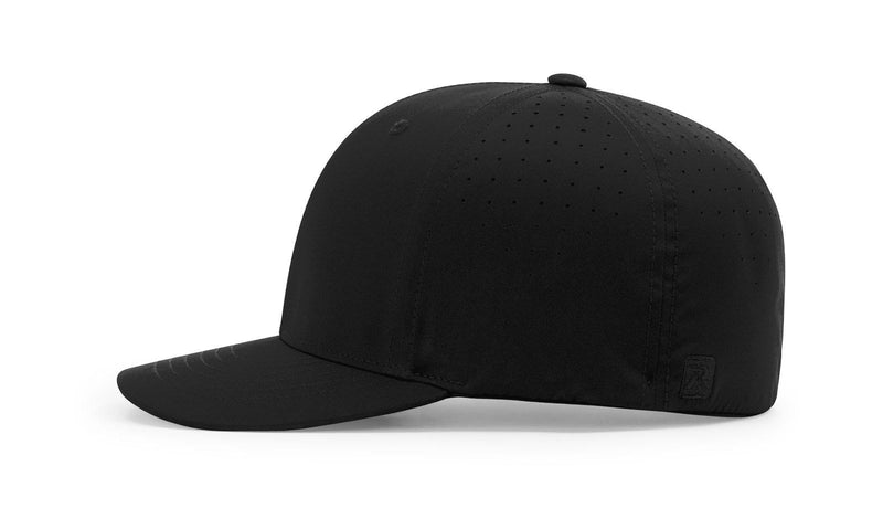 Richardson 743 Black 6-Stitch Performance Ignite LT Umpire Hat
