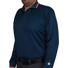 Davis BFX Traditional LS Navy Umpire Shirt