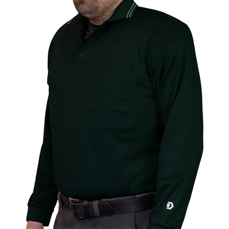 Davis BFX Traditional LS Black Umpire Shirt