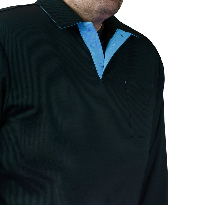 Davis BFX MLB Replica LS Black Umpire Shirt