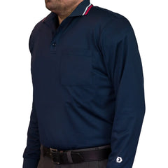 Davis BFX Traditional LS Navy Umpire Shirt