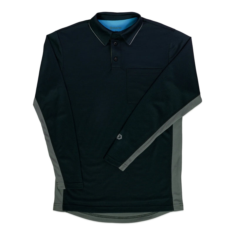 Davis BFX MLB Homage V2 Side Panel LS Black Umpire Shirt