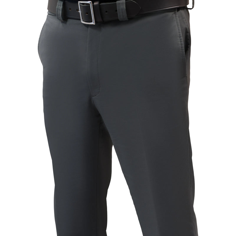 Davis BFX Pro Flat Front Straight Fit Charcoal Plate Umpire Pant