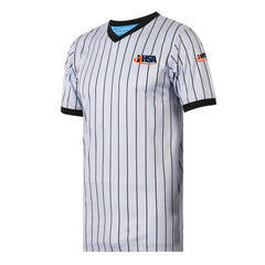 Illinois (IHSA) Davis BFX Gray Pinstripe Referee Shirt