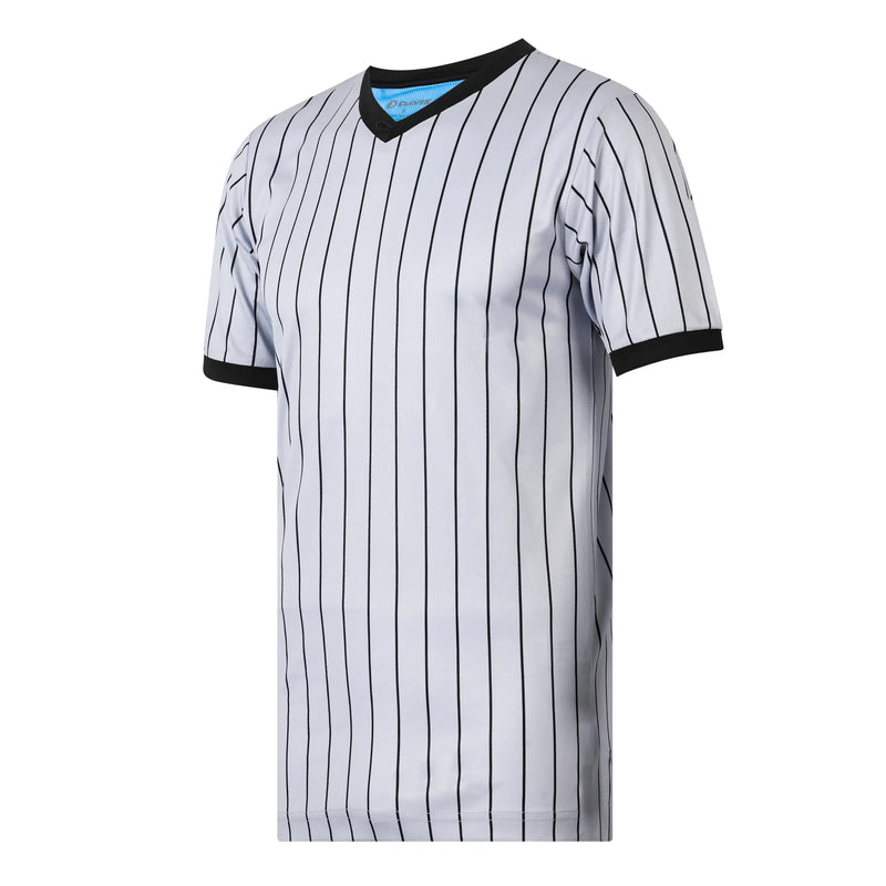 Davis BFX Gray Pinstripe Referee Shirt