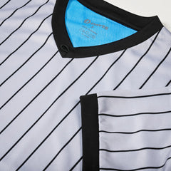 Illinois (IHSA) Davis BFX Gray Pinstripe Referee Shirt