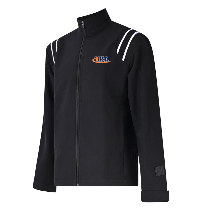 Illinois (IHSA) Davis BFX Soft Shell Black/White Traditional Jacket