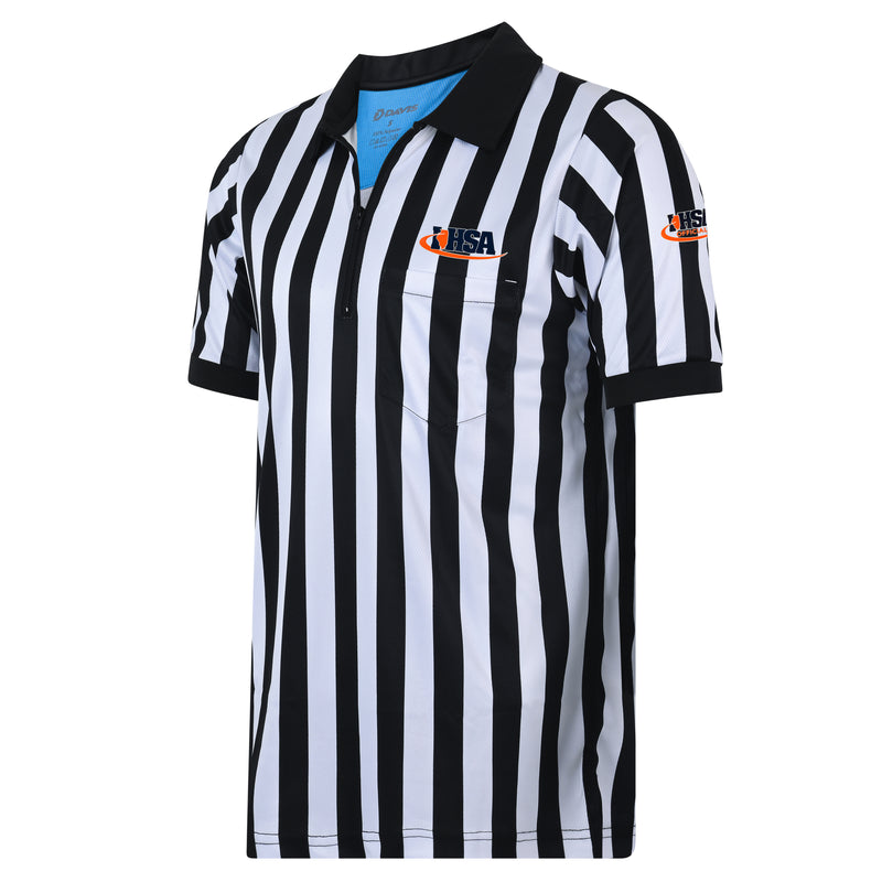 Illinois (IHSA) Davis BFX 1" Stripe Football Referee Shirt