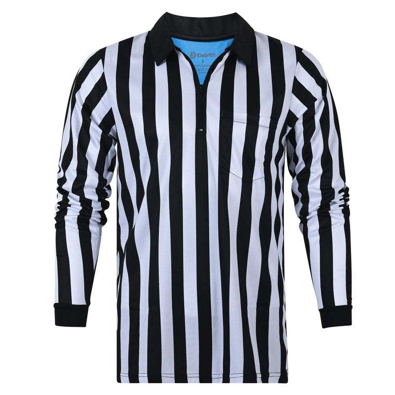 Davis BFX 1" Stripe Football Referee LS Shirt