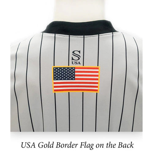 Florida (FHSAA) Smitty Gray Pinstripe Referee Shirt