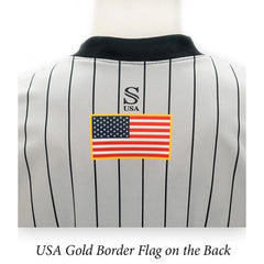 Florida (FHSAA) Smitty Gray Pinstripe Referee Shirt
