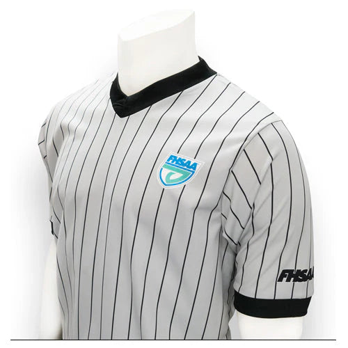 Florida (FHSAA) Smitty Gray Pinstripe Referee Shirt
