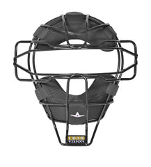 All-Star FM25 Black Umpire Mask - Black LUC Pads