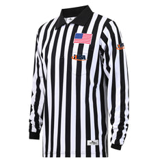 Illinois (IHSA) GR8 Call 1" Stripe StormSkin Foul Weather Football Referee LS Shirt/Jacket