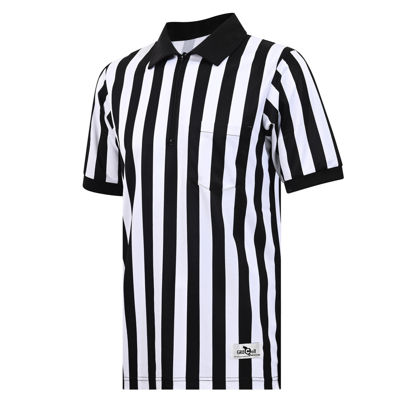 GR8 Call 1" Stripe Soft-Tech Football Referee Shirt