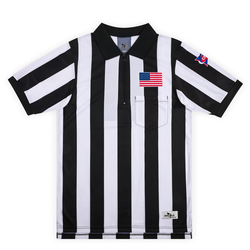 GR8 Call 2" Stripe CFO Soft-Tech Football Referee Shirt