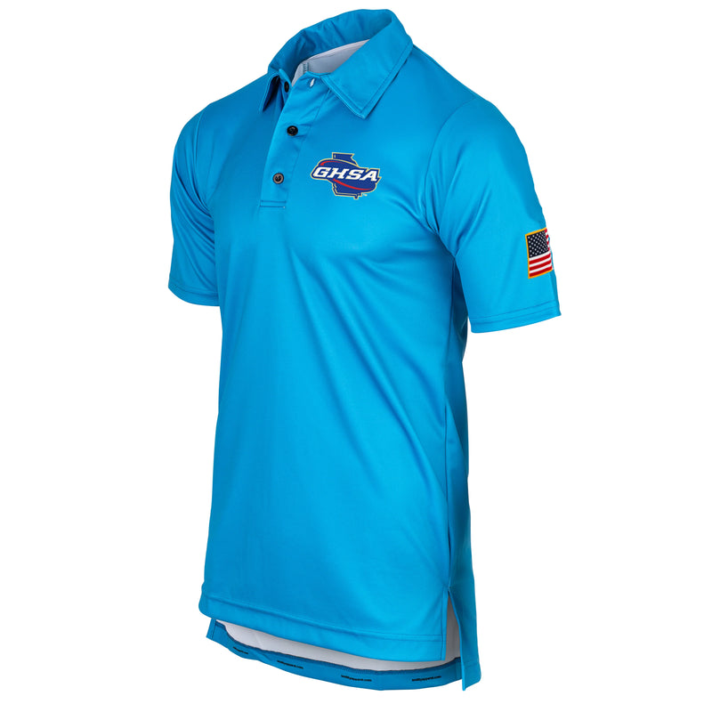 Georgia (GHSA) Smitty Bright Blue Volleyball Shirt