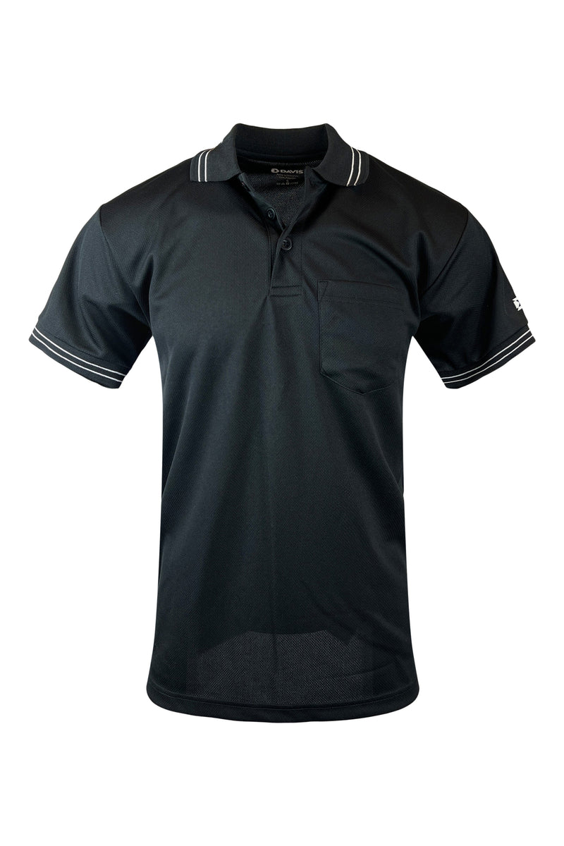 Davis Performance Essentials Black Umpire Shirt
