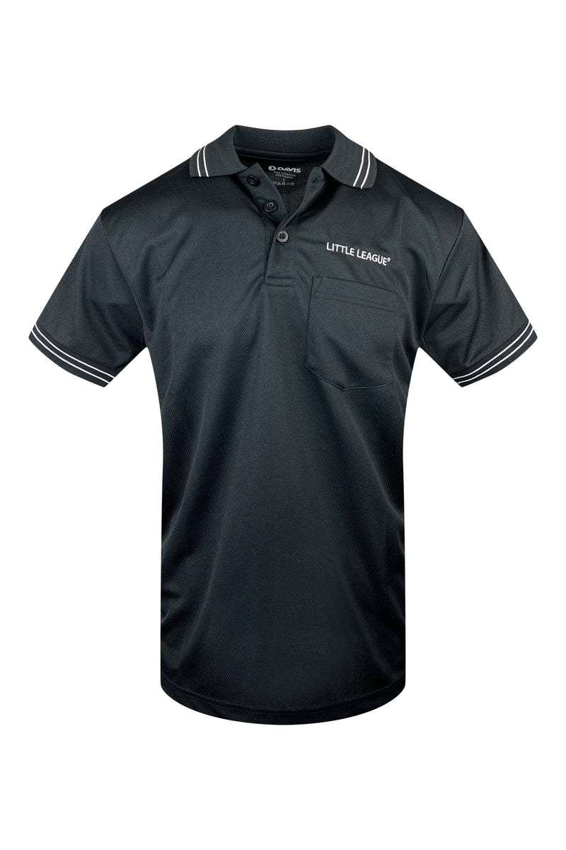 Davis Performance Essentials Black Umpire Shirt (Little League)