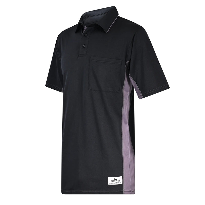 GR8 Call MLB Replica Side Panel Umpire Shirt - Black