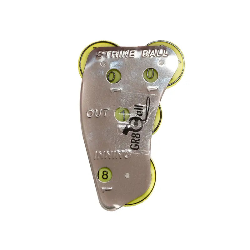 GR8 Call 4-Wheel Optic Yellow Steel Umpire Indicator