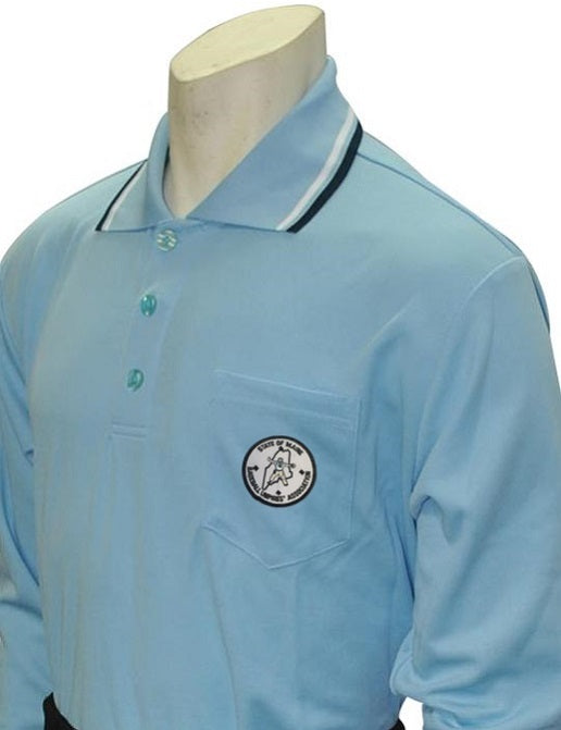 Smitty Body Flex Long Sleeve Powder Blue Umpire Shirt (MAINE)