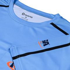 Illinois (IHSA) Davis IHSA AeroFLX Soccer Blue Referee Shirt 2.0