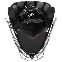 Force3 Defender XS3 Black/Silver Umpire Helmet