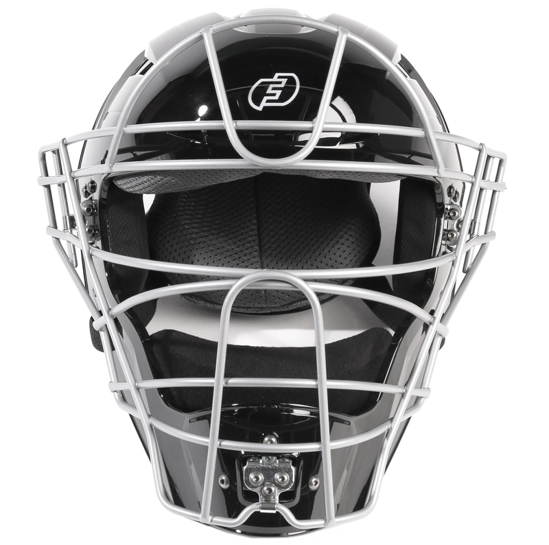 Force3 Defender XS3 Black/Silver Umpire Helmet