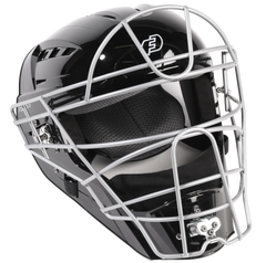 Force3 Defender XS3 Black/Silver Umpire Helmet