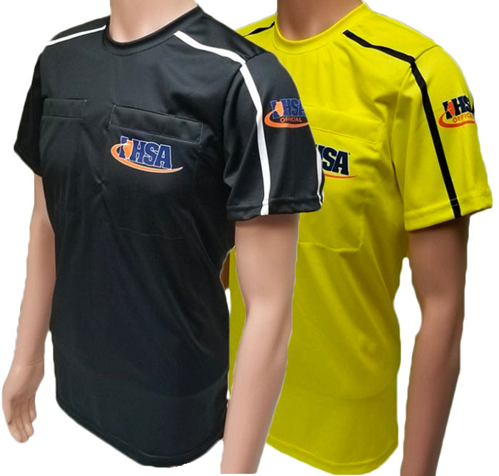 Davis IHSA Soccer Referee Black Shirt (IHSA)