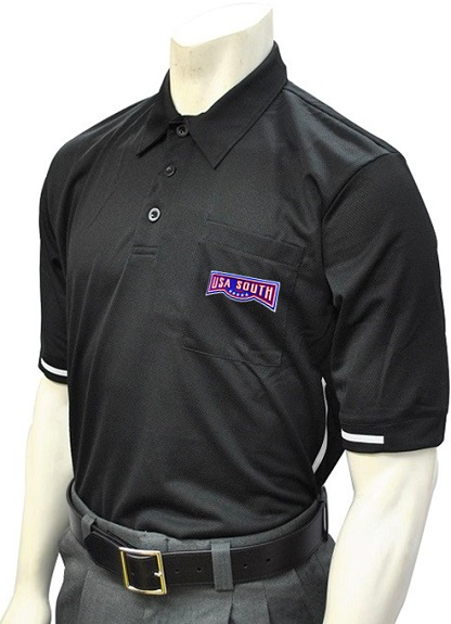 Smitty Pro Series Black Umpire Shirt (USA SOUTH)