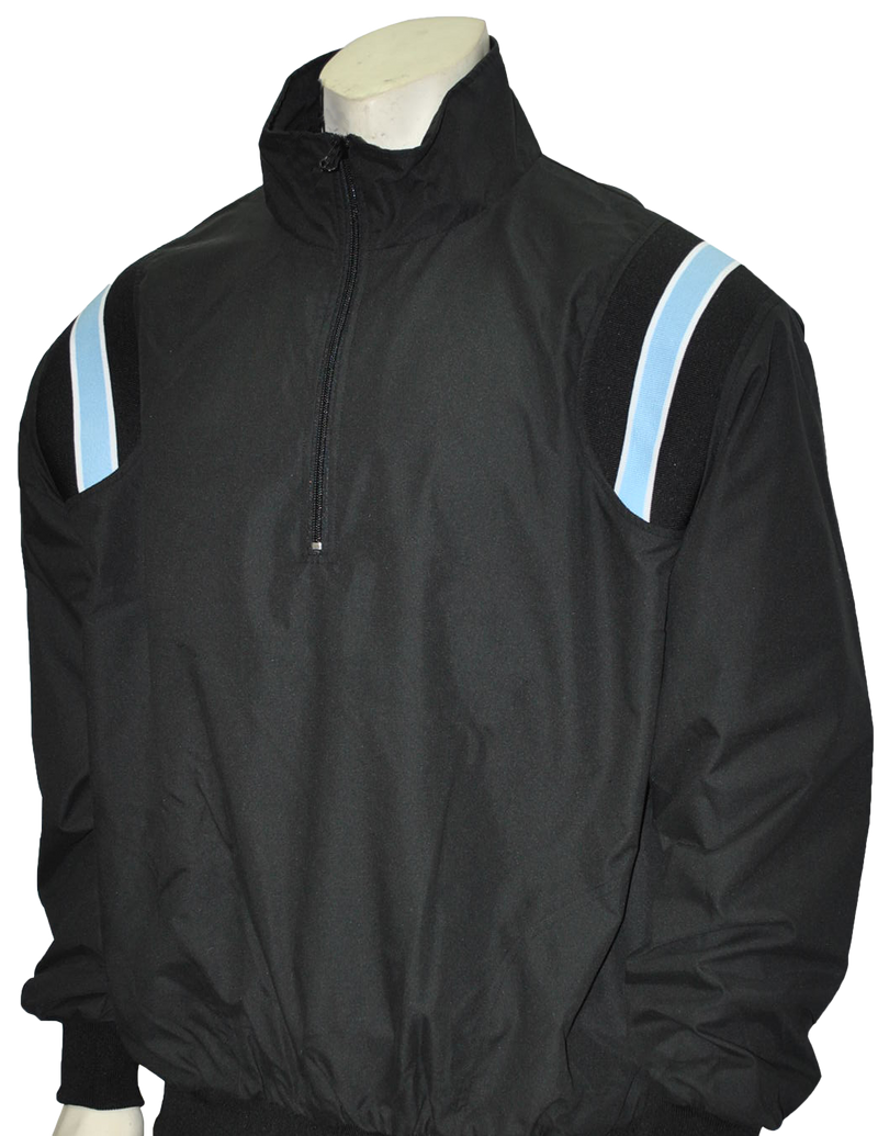 Smitty Major League Style Black/Powder Blue Umpire Jacket - Tournament