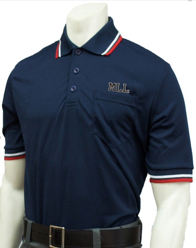 Smitty Performance Mesh Navy Umpire Shirt (MLL)