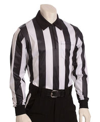 Smitty 2" Stripe Heavyweight Performance Football Referee LS Shirt