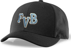 Richardson Black 4-Stitch Combo Umpire Hat (FVB)