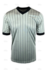 Smitty Elite Interlock Gray Pinstripe Referee Shirt