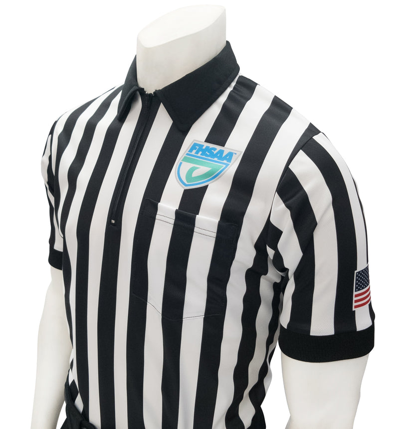 FHSAA 1" Stripe Lacrosse Referee Shirt