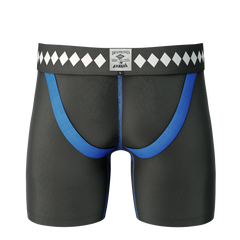 Diamond MMA Compression Shorts with Integrated Quad Strap Jock