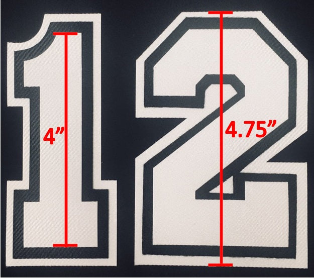 Loose Uniform Numbers Style 