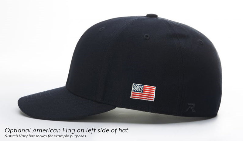 Richardson Black 4-Stitch Combo Umpire Hat (EMBUA)