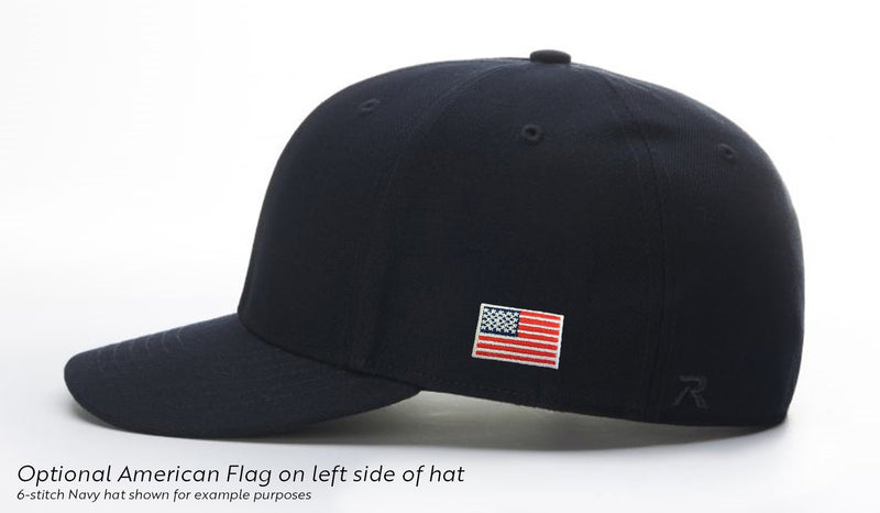 Richardson Black 6-Stitch Base Umpire Hat (WOA)