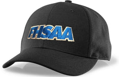 Florida (FHSAA) Black 6-Stitch Base Umpire Hat